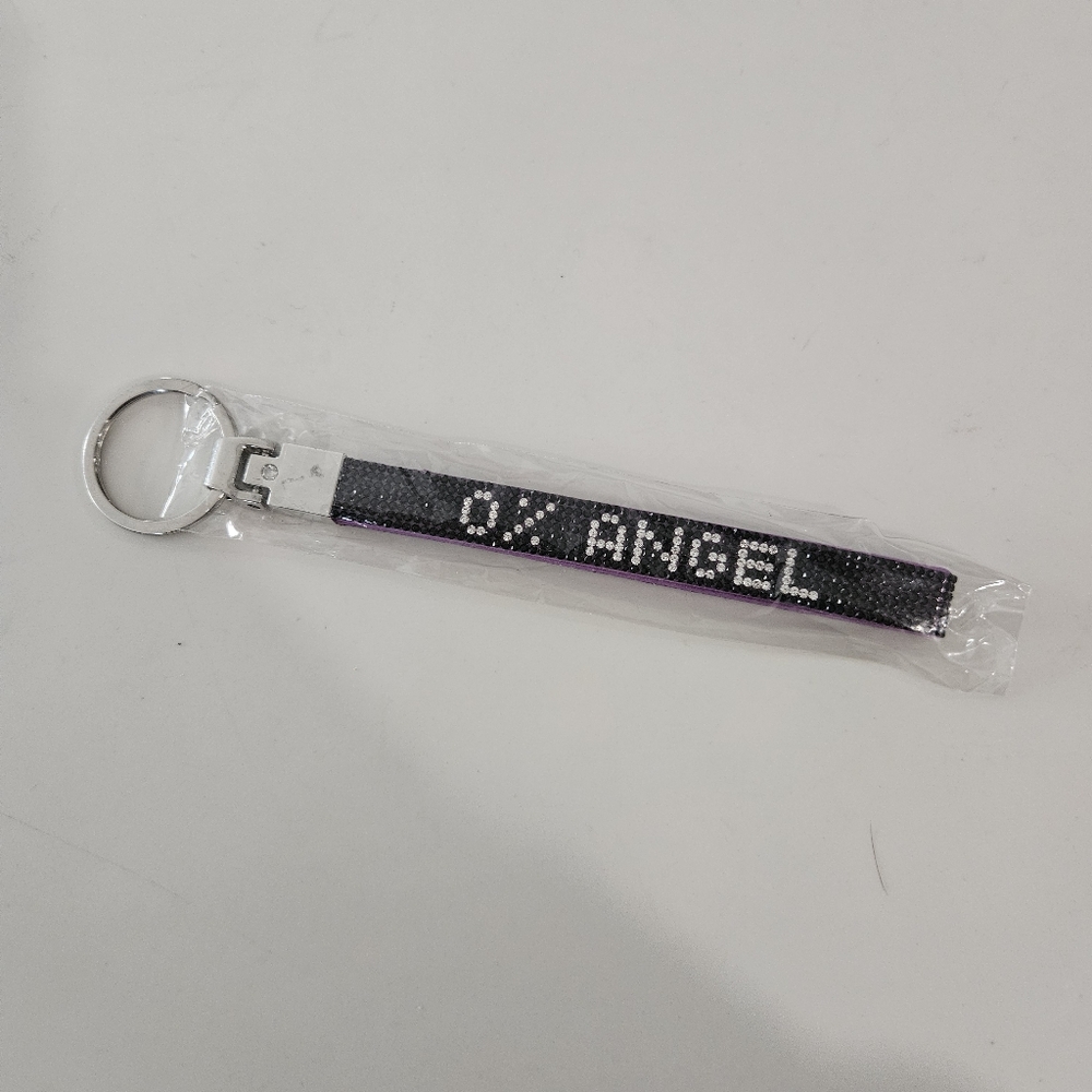 Angel Keychain Bag Accessory Viral Bag Charm Luxury Bag Keychain Gift Black